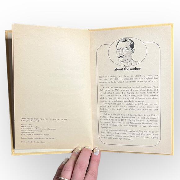 Captain's Courageous by Rudyard Kipling Vintage 1977 Hard Cover Graphic Novel - Picture 11 of 15